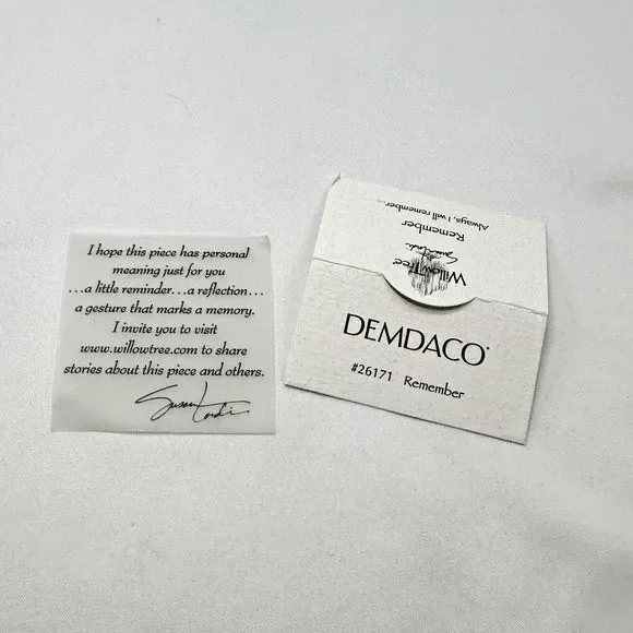 NEW IN BOX Willow Tree Remember 6" Figurine - Susan Lordi - Demdaco 2617… - Picture 11 of 13